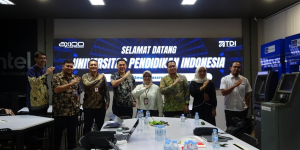 Direksi Axioo Class Program bersama pimpinan Direktorat Inovasi Hilirisasi Science & Technopark UPI dalam pertemuan koordinasi hilirisasi hasil penelitian
